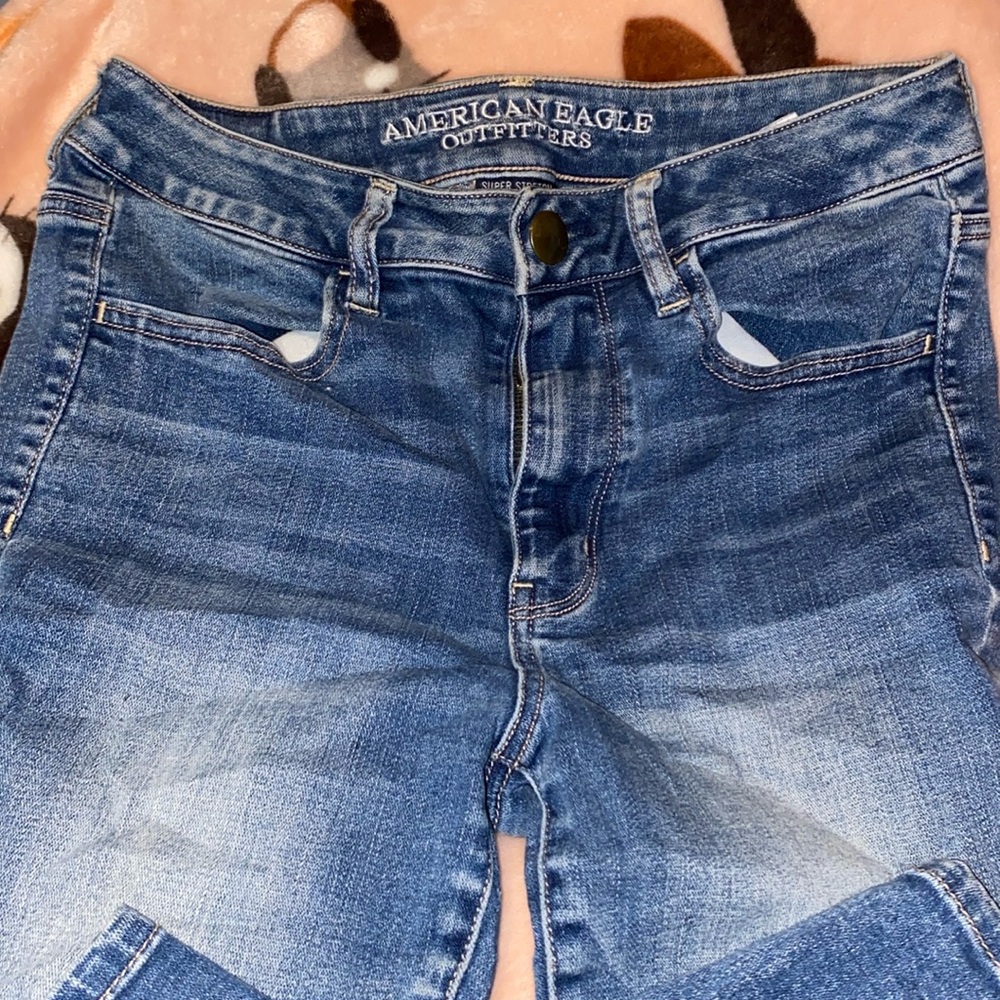High rise American eagle skinny jeans